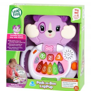 L FROG PEEK A BOO LAPPUP-VIOLET  29427