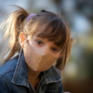 GlitterFabric Face Mask