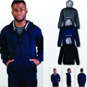 Zip Up Fleece Hoodies Mens SKU:PFH1- Highland Brook