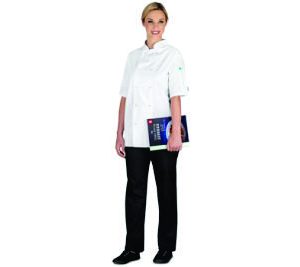 Unisex Short Sleeve Zest chef Jacket - ALT-ZSS